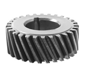 Differential gears isolated on white background
