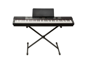 Naklejka premium digital piano synthesizer