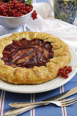 Plum galette