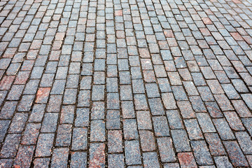 Grey paving stones as background