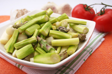 Grüner Spargel