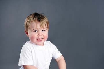 Fototapeta premium Happy little boy