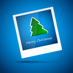 Blue picture of merry christmas, new year 2013