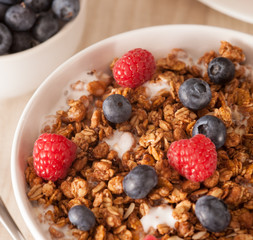 muesli with berries