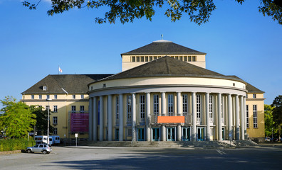 Saarbrücken - Theater Staatstheater mit Tblisser Platz