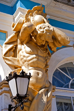 Atlantis Statue. St Petersburg, Russia