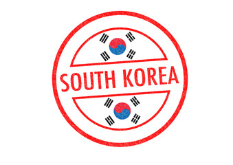 Naklejka premium SOUTH KOREA