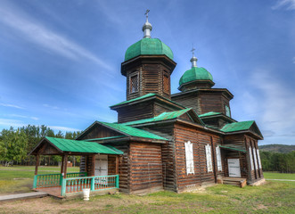 Fototapeta na wymiar Rosyjski Kościół Old Believer