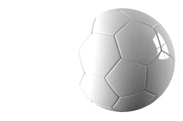 3d Football, Soccer Ball. Isolated on background