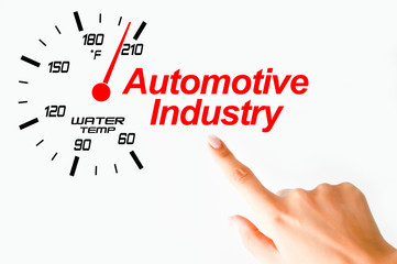 Automotive industry concept