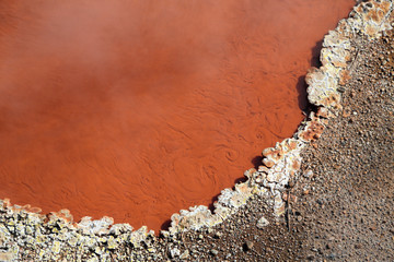 Chiike ou mare de sang à Beppu ile de Kyushu Japon