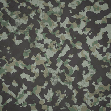 Grunge military camouflage "woodland" background