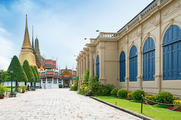 A golden pagoda, Grand Palace, Bangkok, Thailand