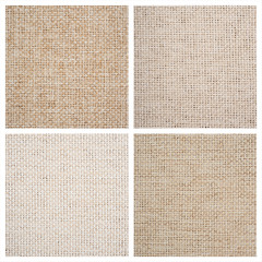 Set from four textile backgrounds