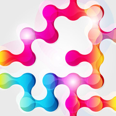 Abstract chain background for design