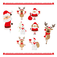 Christmas characters set - 58595225