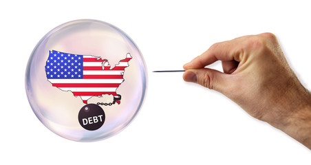 The American Debt economic bubble about to be exploited 