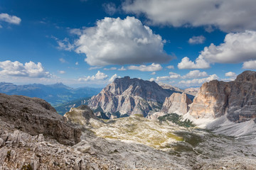 Mountain peaks in the Dolomites - Italy