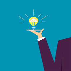 Serving an idea, vector