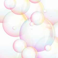 Soap bubbles (the background)