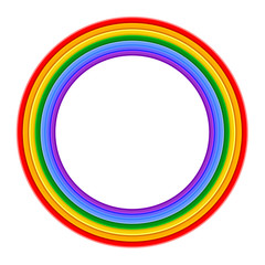 Colorful Rainbow ring Vector Illustration