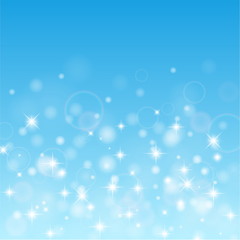 Abstract background with snowflakes. Vector illustration. 