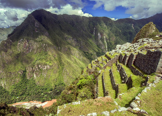 Inca city Machu Picchu (Peru) 