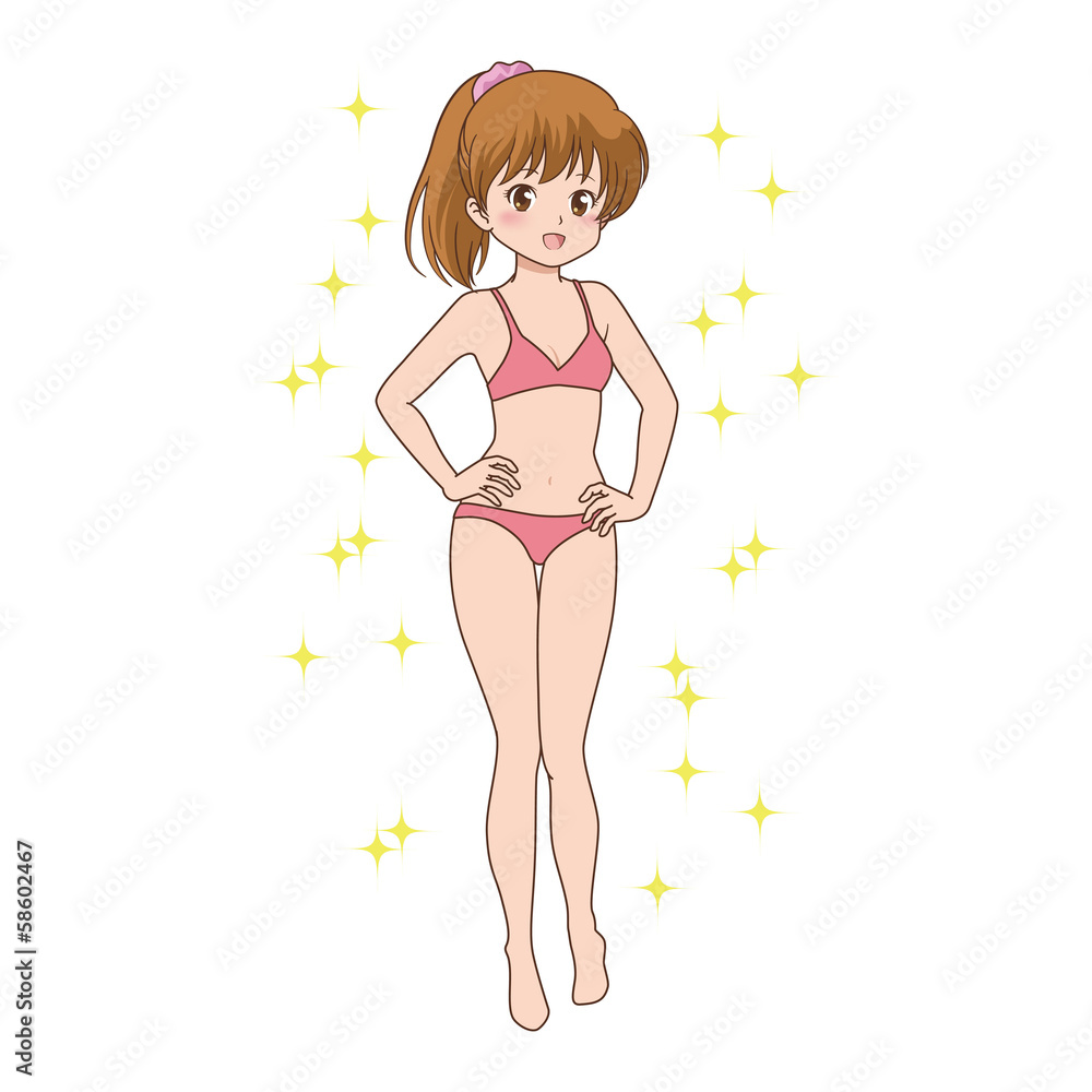 Fototapete girl_pose