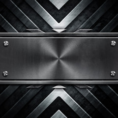 metal background with X pattern