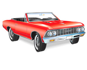 Plakat 1966 Chevelle SS Drawing
