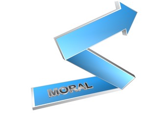 moral fleche bleue 3D