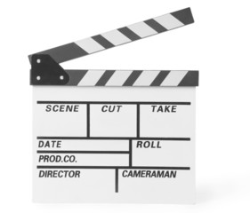 Obraz premium movie clapper clapperboard