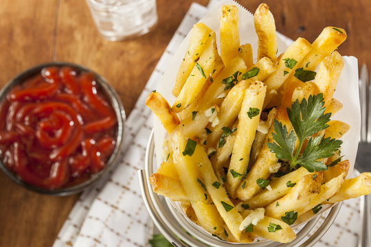 Garlic and Parsley French Fries