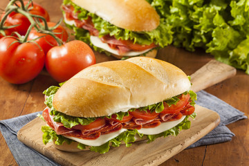 Homemade Italian Sub Sandwich