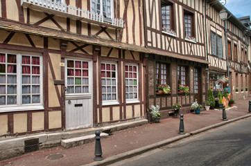 France, picturesque village of  Lyons la Foret