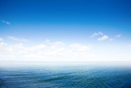 Clear blue sea