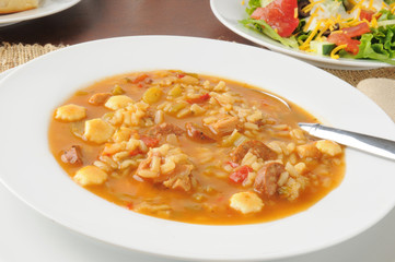 Chicken gumbo soup