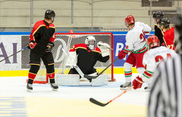 Fototapeta premium Ice Hockey Game