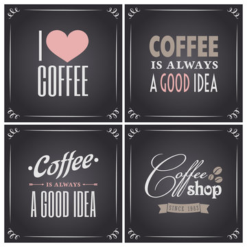 Chalkboard Coffee Collection