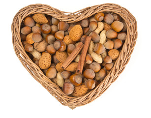 collection of shelled nuts