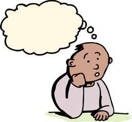 Worried Man Cartoon