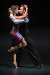 Young couple dancing