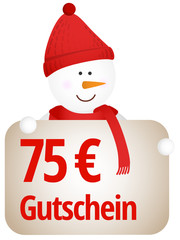 75 € Gutschein