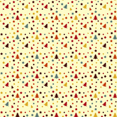 The retro Christmas background