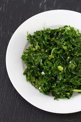 cabbage on plate