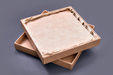 book album on a gray background