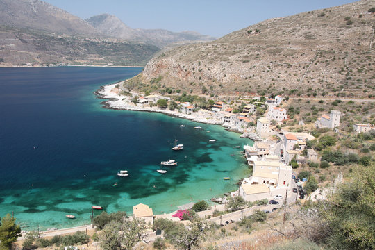 Fototapeta Grèce - Péloponnèse, Magne - Limeni