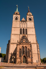Fototapeta na wymiar Kościół św Jochannis, Jochanniskirche, Magdeburg, Niemcy