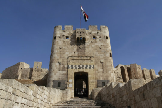 Aleppo Citadel Gate