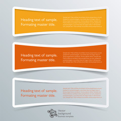 Infographics Web Banner & Label Design